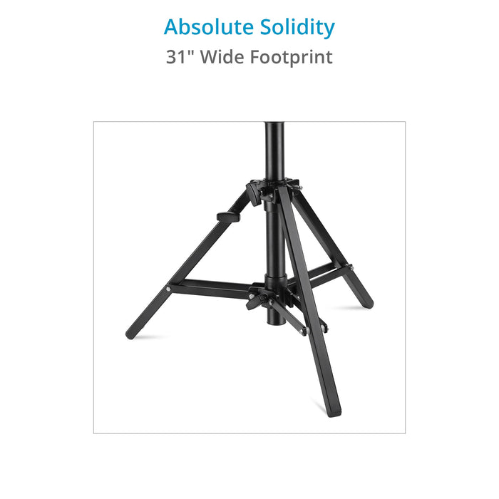 Proaim 6.8’ Low Ninja Double Riser Combo Stand for Light Fixtures & Photography Equipment