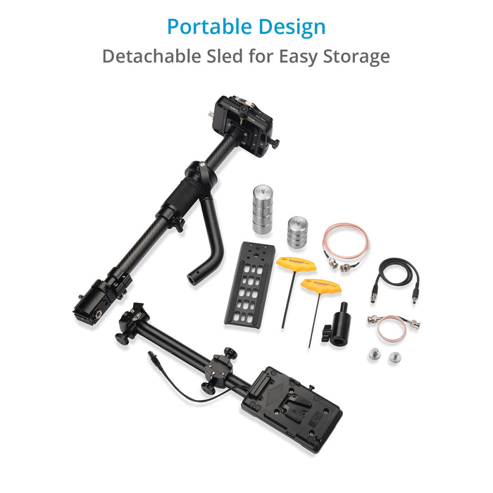 Flycam Zest Pro II Electronic Video Camera Handheld Stabilizer | Payload 9kg/20lb