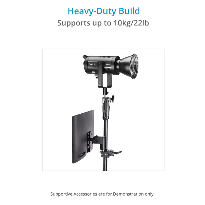 Proaim Super Clamp Pro with 5/8” Baby Pin. Fits 25-50mm / 1-2inch Speed Rails/Scaffold Tubes