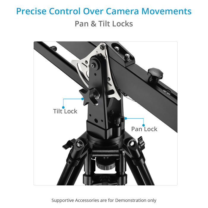 Proaim 7.2ft Wave Fold Video Camera Jib Crane | 15kg/33lb Payload