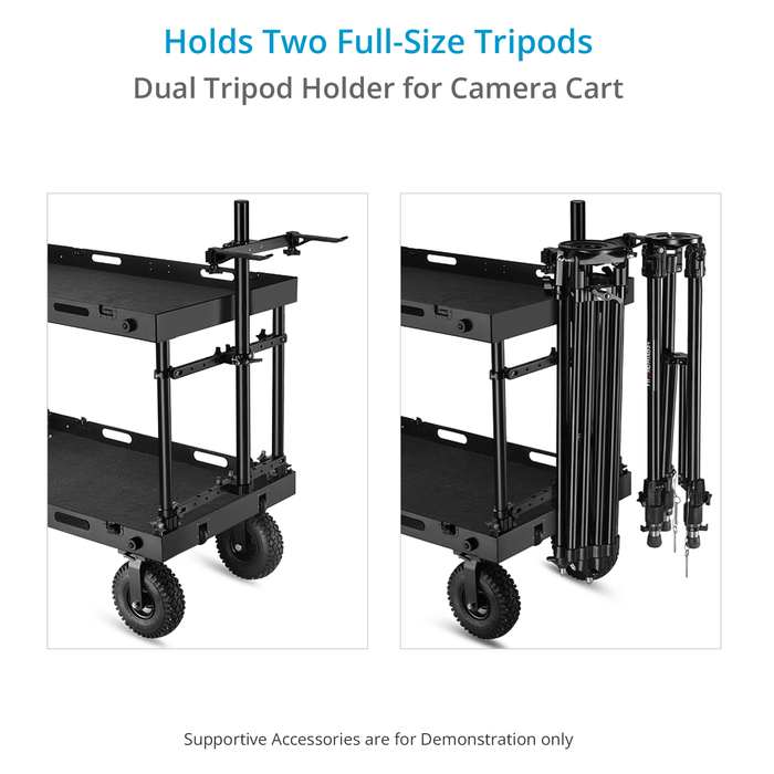 Proaim Dual Tripod Holder for Victor Cart Series & Atlas Camera Production Carts